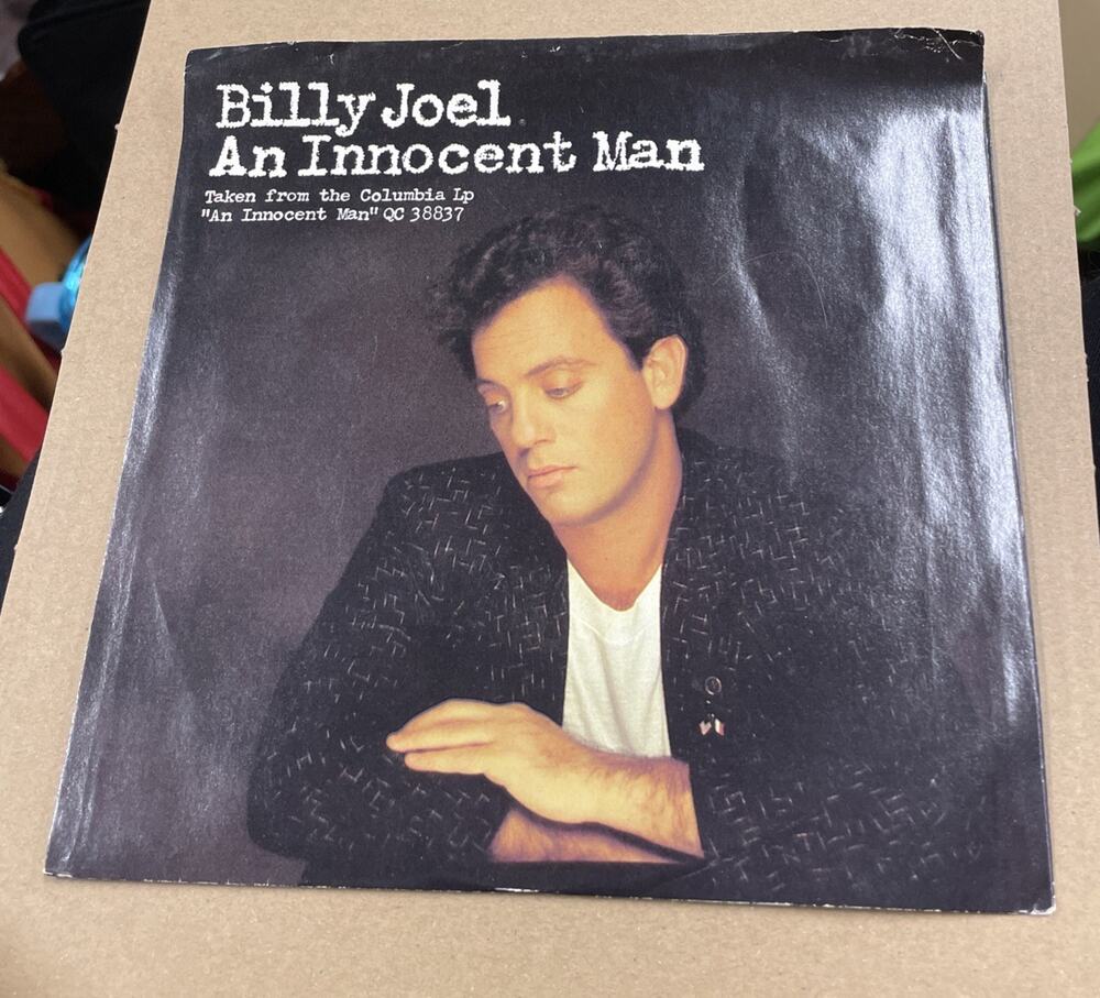Billy Joel 45 rpm promo record "A Innocent Man" 1983 Columbia 38-04259